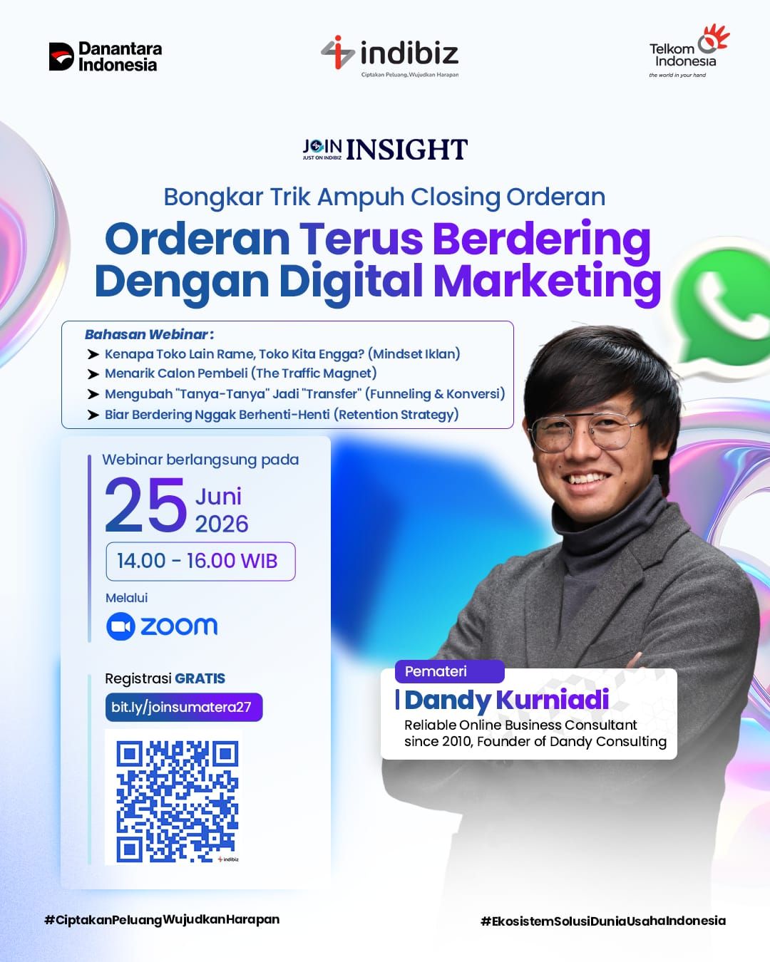 Bongkar Trik Closing Orderan, Indibiz Sumatera Edukasi Pelaku Usaha Lewat JOIN INSIGHT