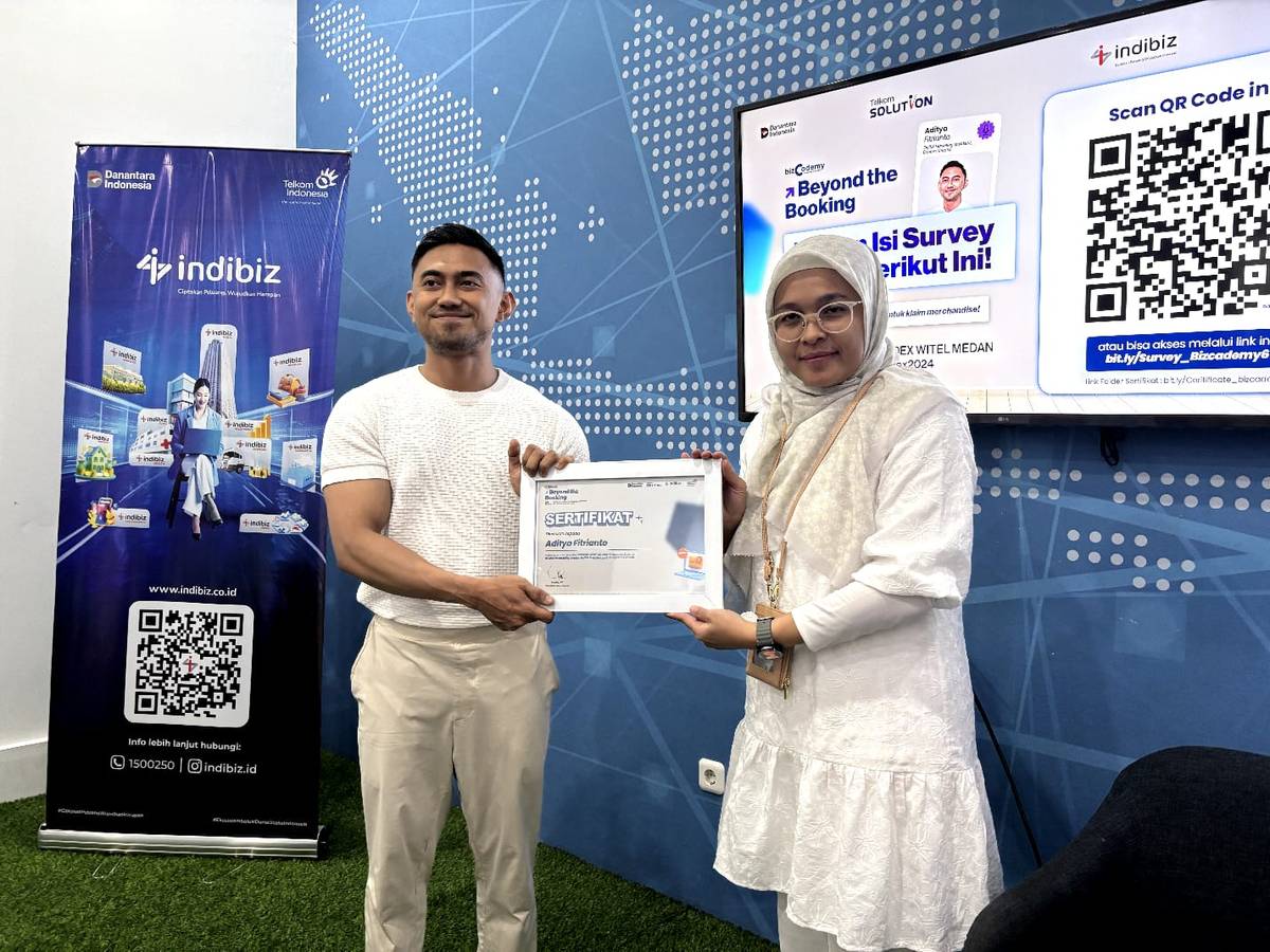 Indibiz Regional Sumatera Gelar Bizcademy Hospitality Ecosystem Perkuat Kompetensi Digital Marketing Pelaku Usaha di Medan