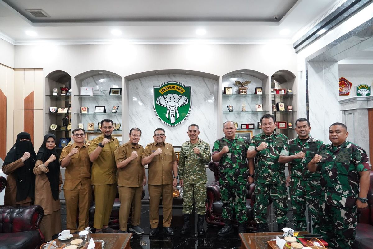 Pemerintah Aceh Bersama Kodam Iskandar Muda Bangun Dua Jembatan Bailey di Jalur KKA Aceh Utara - Bener Meriah