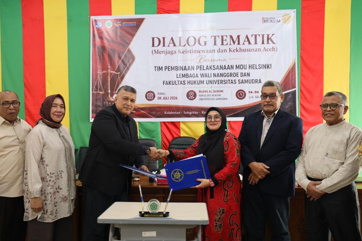 Lembaga Wali Nanggroe dan Unsam Kolaborasi Akademik Evaluasi Implementasi MoU dan Penguatan Tata Kelola Kekhususan Aceh