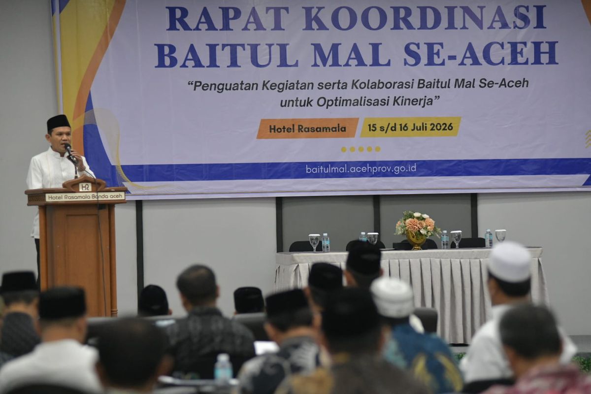 Wagub Aceh Minta Baitul Mal Kelola Zakat dan Sedekah Secara Transparan agar Dipercaya Masyarakat