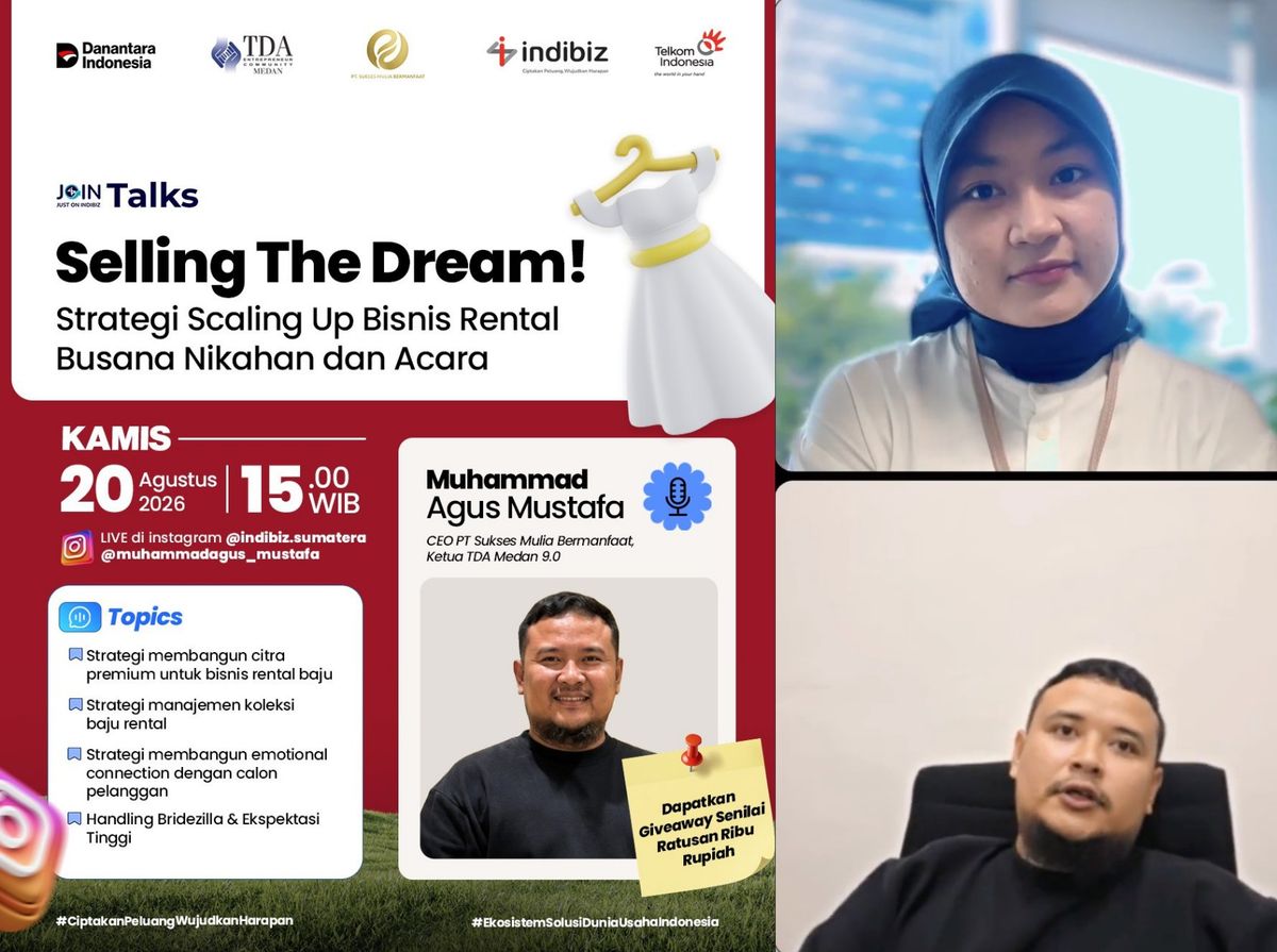 Ikuti Tren Saja Tak Cukup, Bisnis Rental Busana Pengantin Harus Jual Pengalaman
